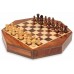 Travel Magnetic Chess Set 9' Octagonal shape