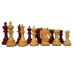 Coco Elvis 4.5" Luxury Wooden chess pieces in Budrosewood