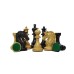 Coco Elvis 4.5" Luxury Wooden chess pieces in Ebony Wood