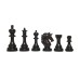 Coco Elvis 4.5" Luxury Wooden chess pieces in Ebony Wood