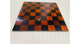 Ebony/Budrosewood(African Padauk) chess board combination 19x19” 60mm square