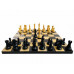 Majestic Staunton Chess Pieces - Ebonised 4"
