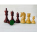 New Imperial Red wood 3.75' Chess Pieces