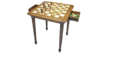 CHESS TABLE WITH DRAWER