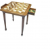 CHESS TABLE WITH DRAWER