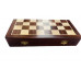 18" Rosewood Folding Chess set with King"s Bridal 3.75" Rosewood Chess Pieces