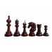 Camelot Staunton 4.5" Ebony wood/Redwood Luxury Chess pieces