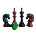 Camelot Staunton 4.5" Ebony wood/Redwood Luxury Chess pieces