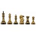 Santiago Striped Staunton Chessmen 4 inch
