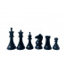 Majestic Wooden Chess Pieces 4" Ebonised