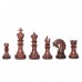 Manchester Redwood Chess Pieces 3.25"