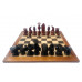 Reproduced 1943-44 Max Ernst Chess Set 5.5" Budrosewood