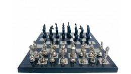 14''Solid Brass Metal Chess set