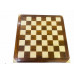 Signature wooden carved chess board 21" 55 mm