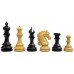 The Cavalry Series Chessmen Ebony 4.25
