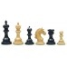 The Garvi Ebony Chessmen 4.25" 
