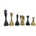 Zagreb Russian Luxury Metal Chess Pieces 4.3"Brass and Antique Chess Pieces only